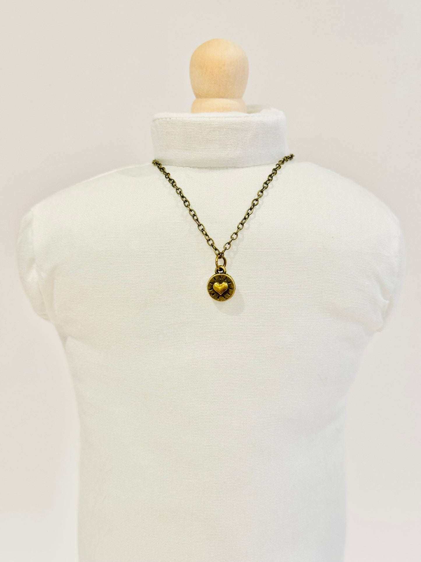 Doll Charm Necklace - Bronze Radiant Love