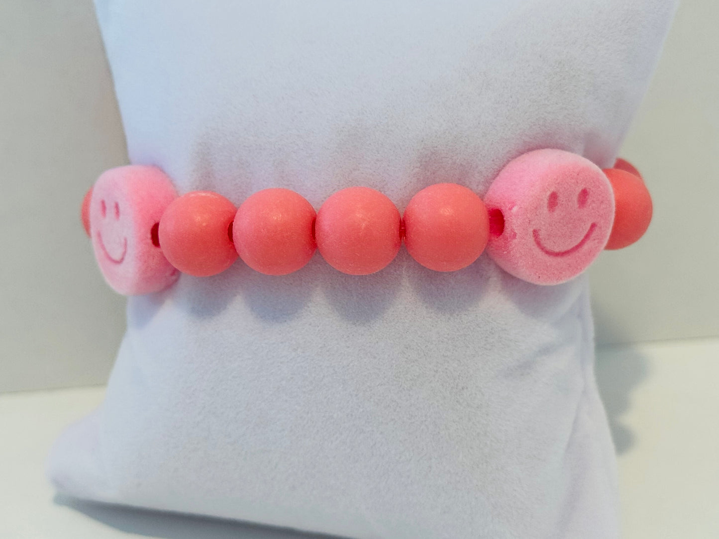Youth Beaded Bracelets Made by Becca - Pastel Preppy Positivity