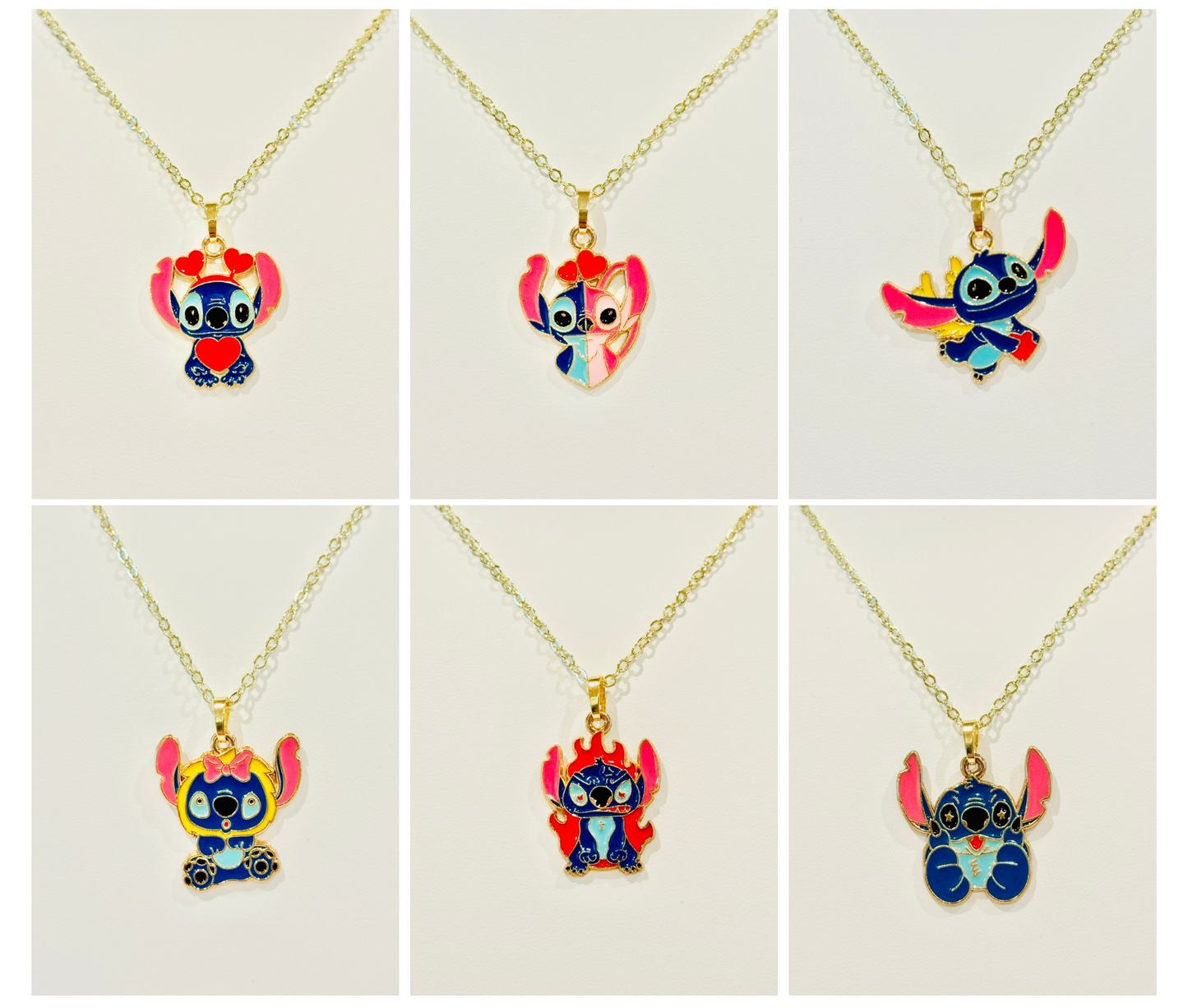LIMITED EDITION Stitch Youth Charm Necklaces - Series 1: "Also Cute & Fluffy"