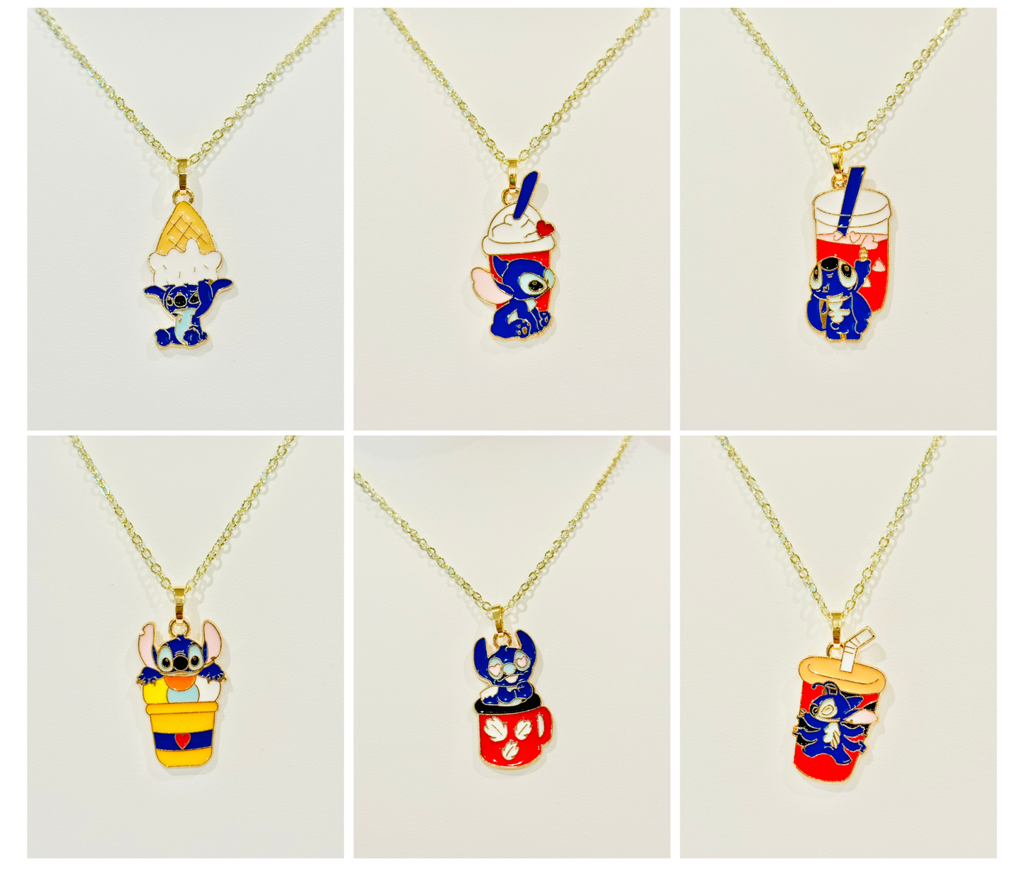 LIMITED EDITION Stitch Youth Charm Necklaces - Series 2: "And, look, I even caught you a little snack."