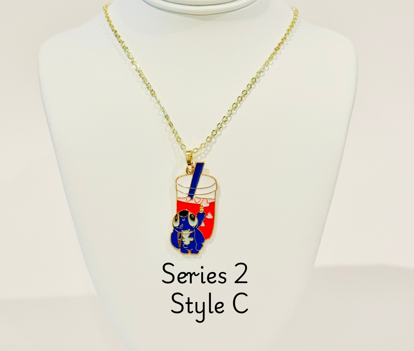 LIMITED EDITION Stitch Youth Charm Necklaces - Series 2: "And, look, I even caught you a little snack."