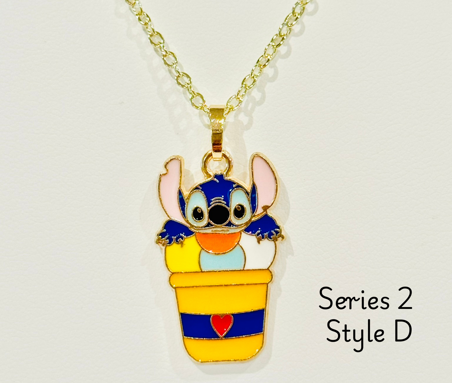 LIMITED EDITION Stitch Youth Charm Necklaces - Series 2: "And, look, I even caught you a little snack."