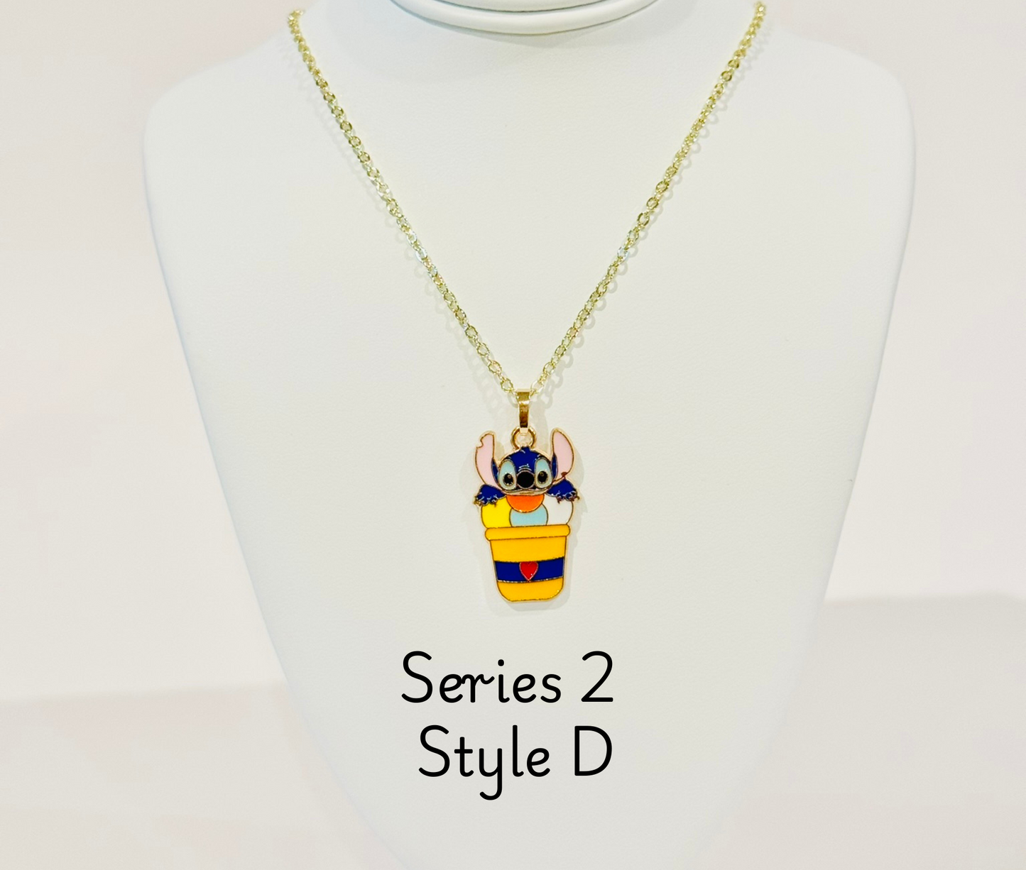 LIMITED EDITION Stitch Youth Charm Necklaces - Series 2: "And, look, I even caught you a little snack."