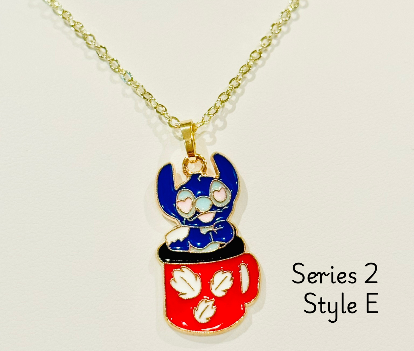 LIMITED EDITION Stitch Youth Charm Necklaces - Series 2: "And, look, I even caught you a little snack."