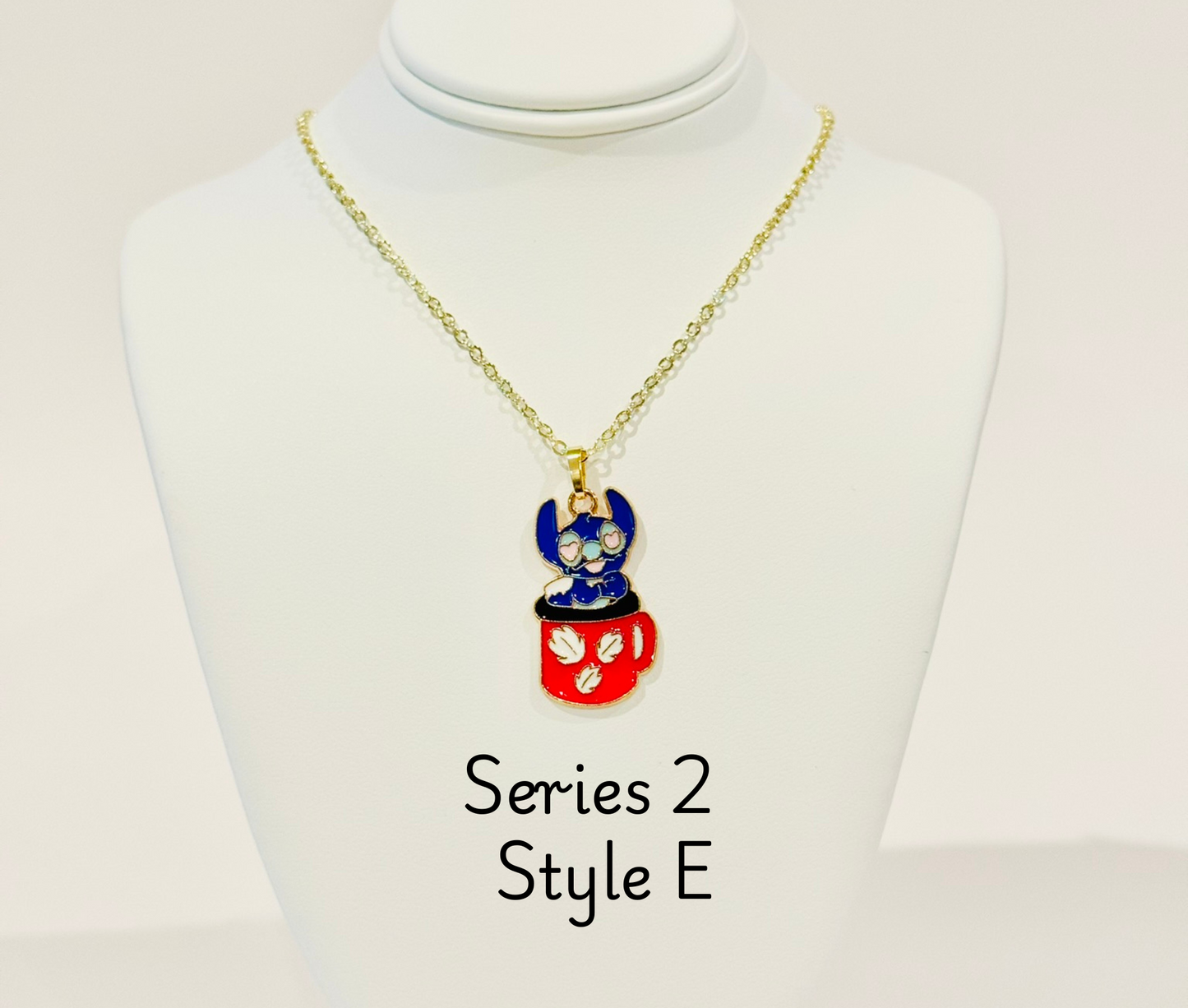 LIMITED EDITION Stitch Youth Charm Necklaces - Series 2: "And, look, I even caught you a little snack."