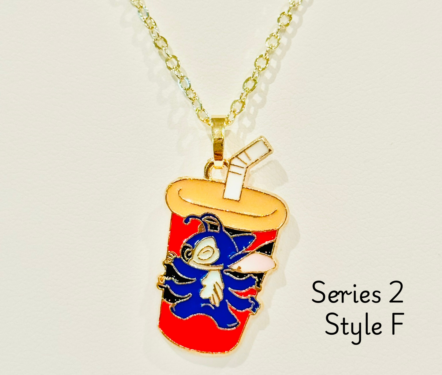LIMITED EDITION Stitch Youth Charm Necklaces - Series 2: "And, look, I even caught you a little snack."