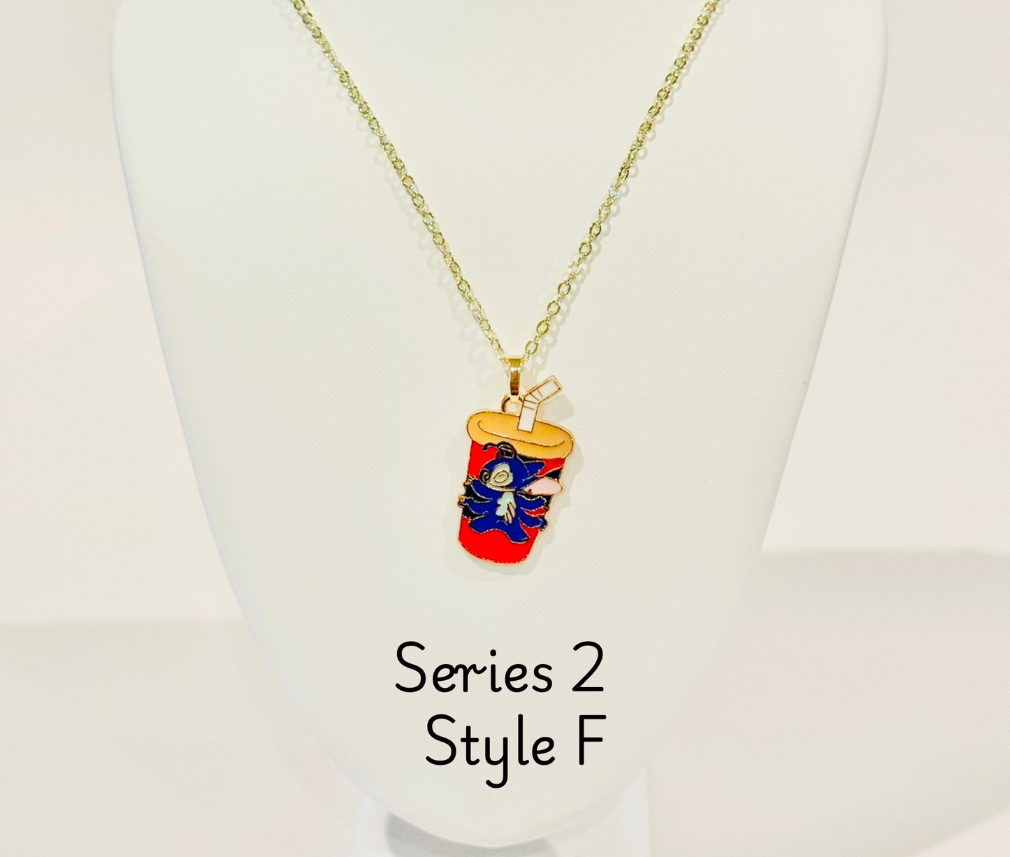 LIMITED EDITION Stitch Youth Charm Necklaces - Series 2: "And, look, I even caught you a little snack."