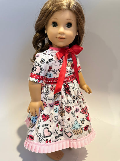Dress made by Kathleen Saviak: "Bee Mine Valentine"