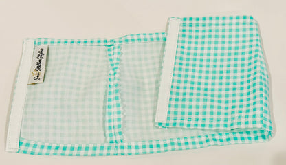 The "Milky Mini" Skirt - Teal Gingham