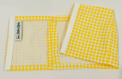 The "Milky Mini" Skirt - Yellow Gingham