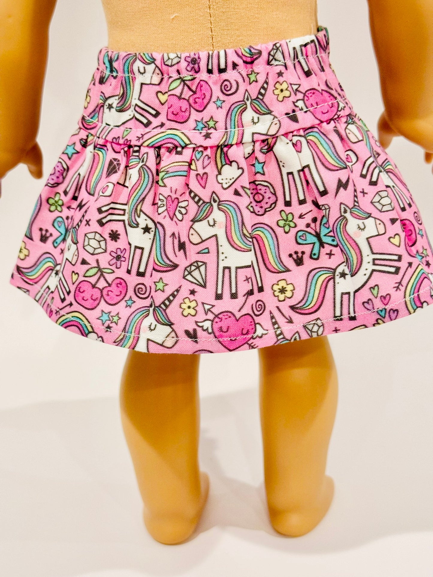 The Milky Wavy Skirt - Pink Unicorns