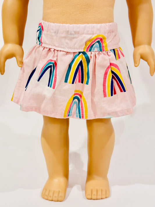 The Milky Wavy Skirt - Pink Rainbows