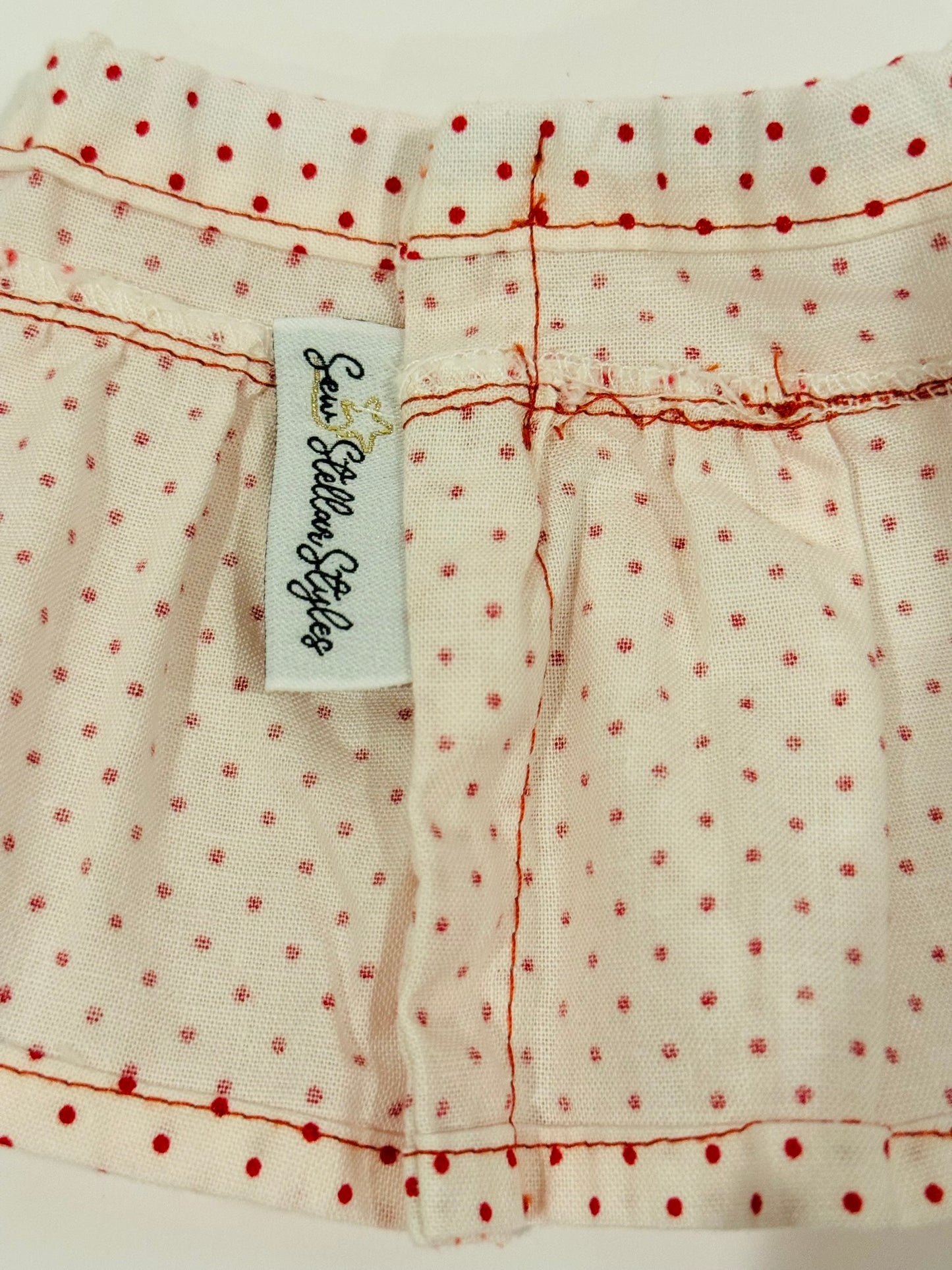 The Milky Wavy Skirt - Red Polkadots | CLEARANCE