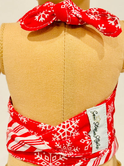 The Gemini Top - Peppermint Flurry Holiday