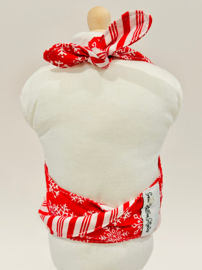 The Gemini Top - Peppermint Flurry Holiday