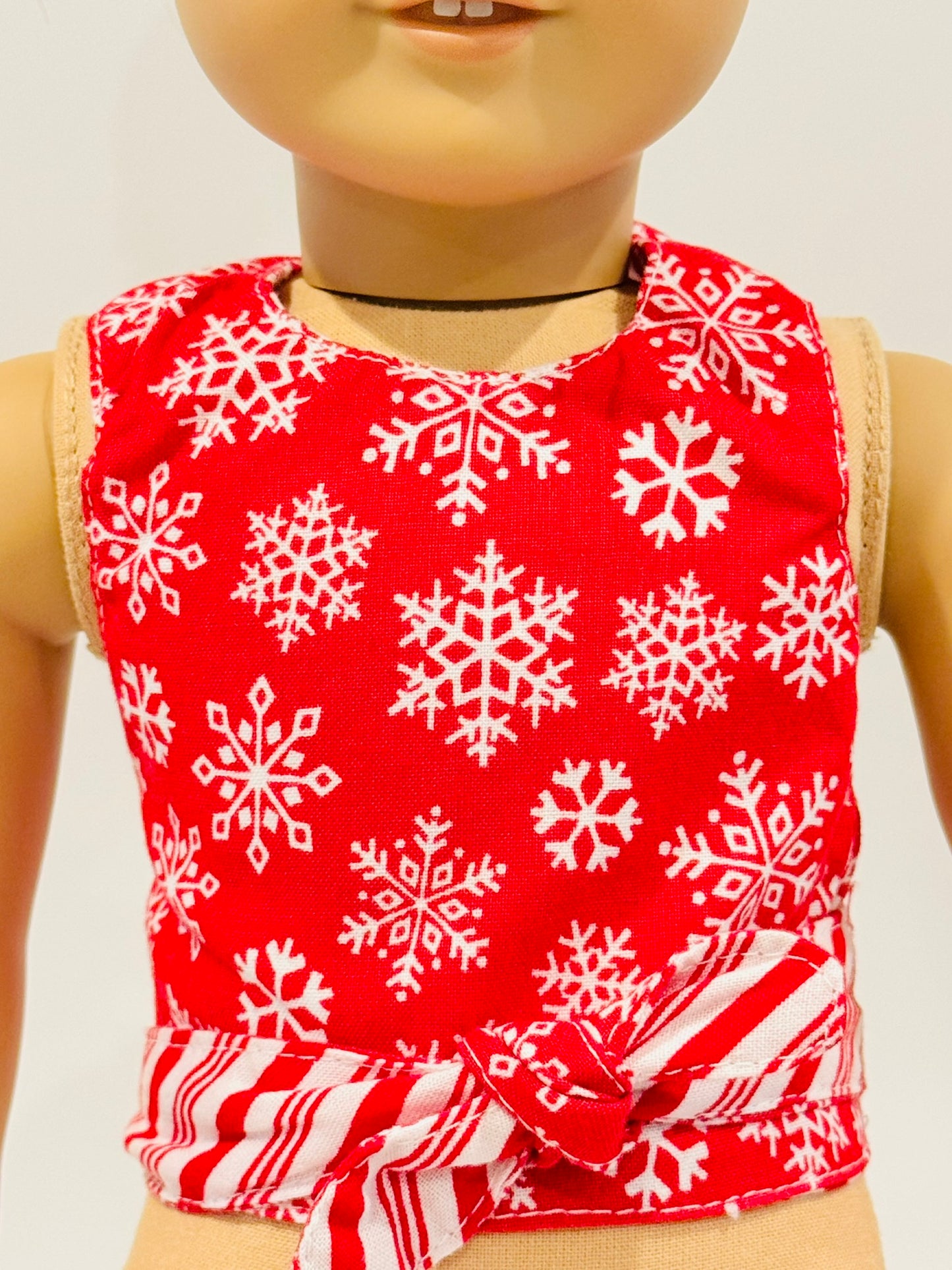 The Gemini Top - Peppermint Flurry Holiday