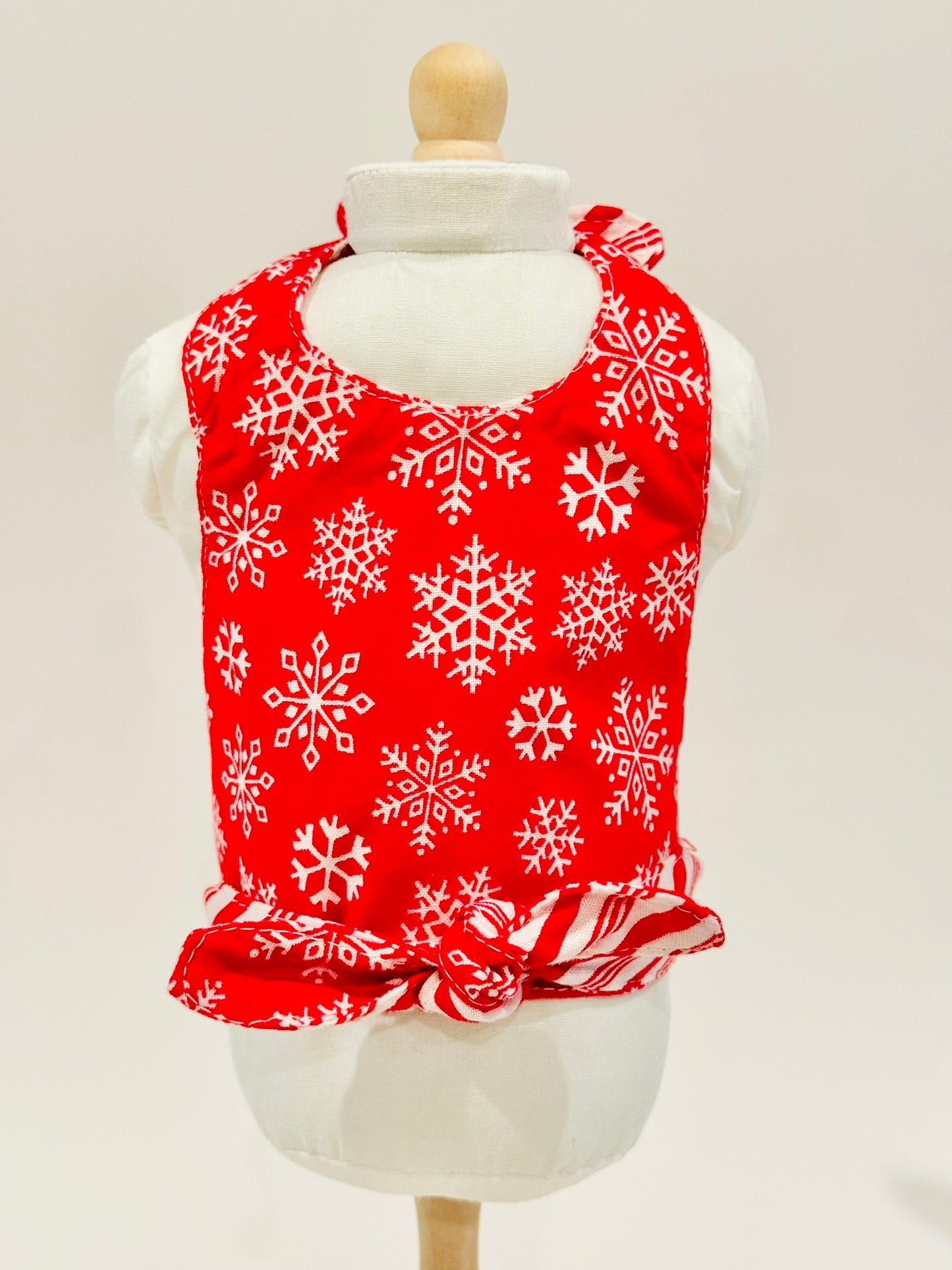 The Gemini Top - Peppermint Flurry Holiday