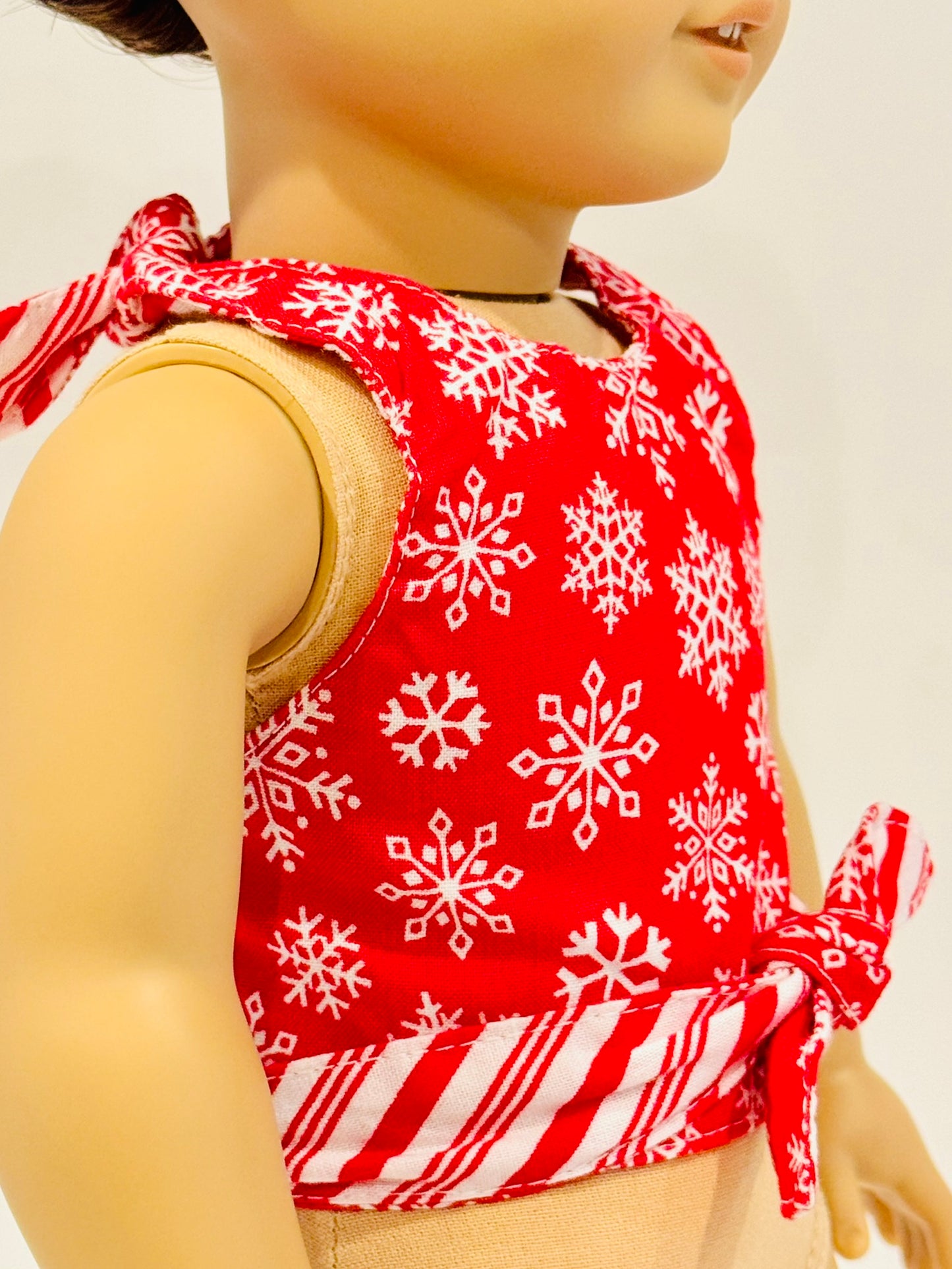 The Gemini Top - Peppermint Flurry Holiday