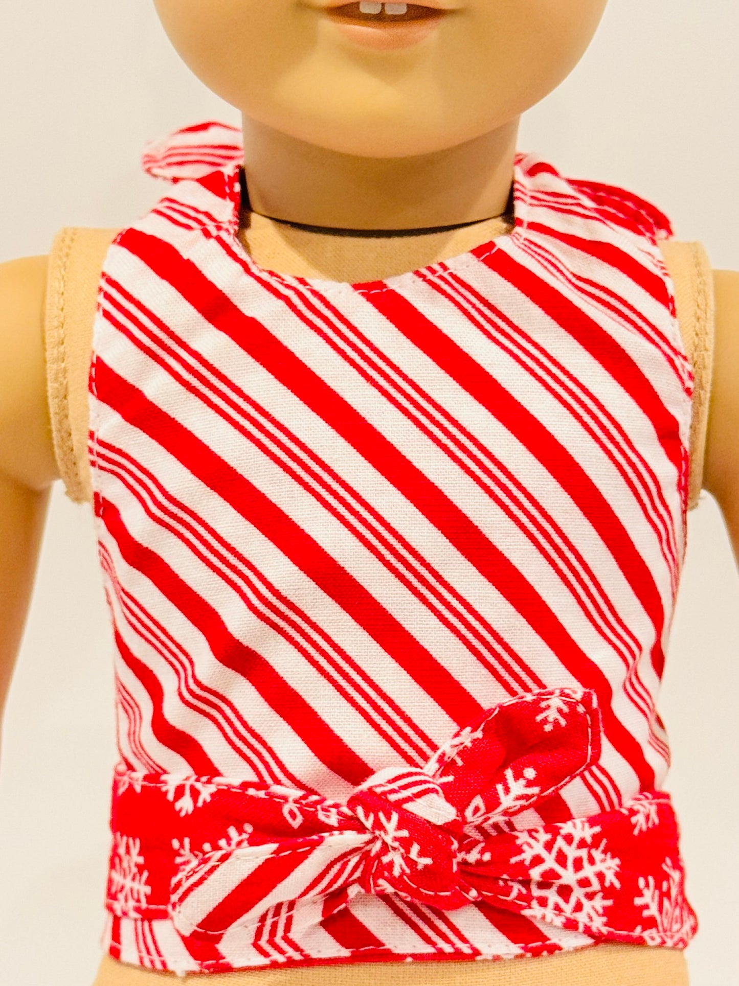 The Gemini Top - Peppermint Flurry Holiday