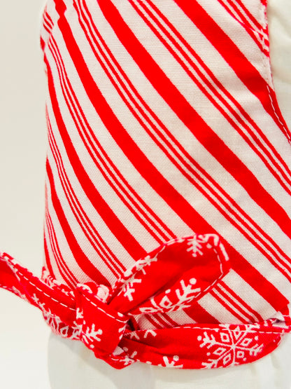 The Gemini Top - Peppermint Flurry Holiday