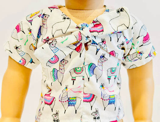 The Trixie Top - Llama Party | CLEARANCE