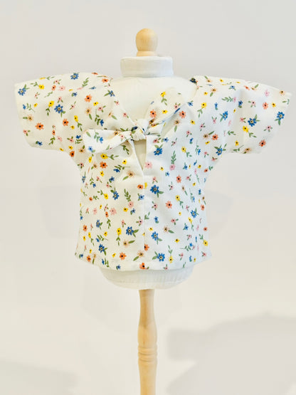 The Trixie Top - Pastel Flowers