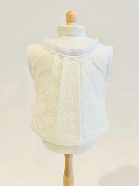 The Aloha Top - White Floral