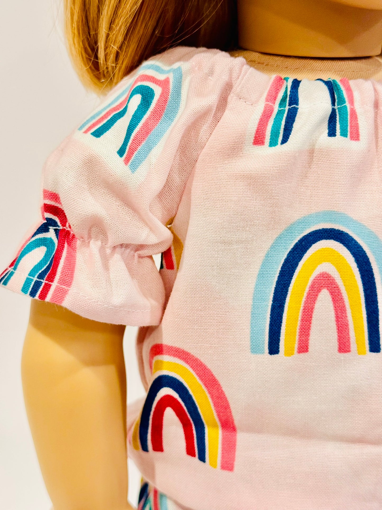 The Europa Top: Pink Rainbows
