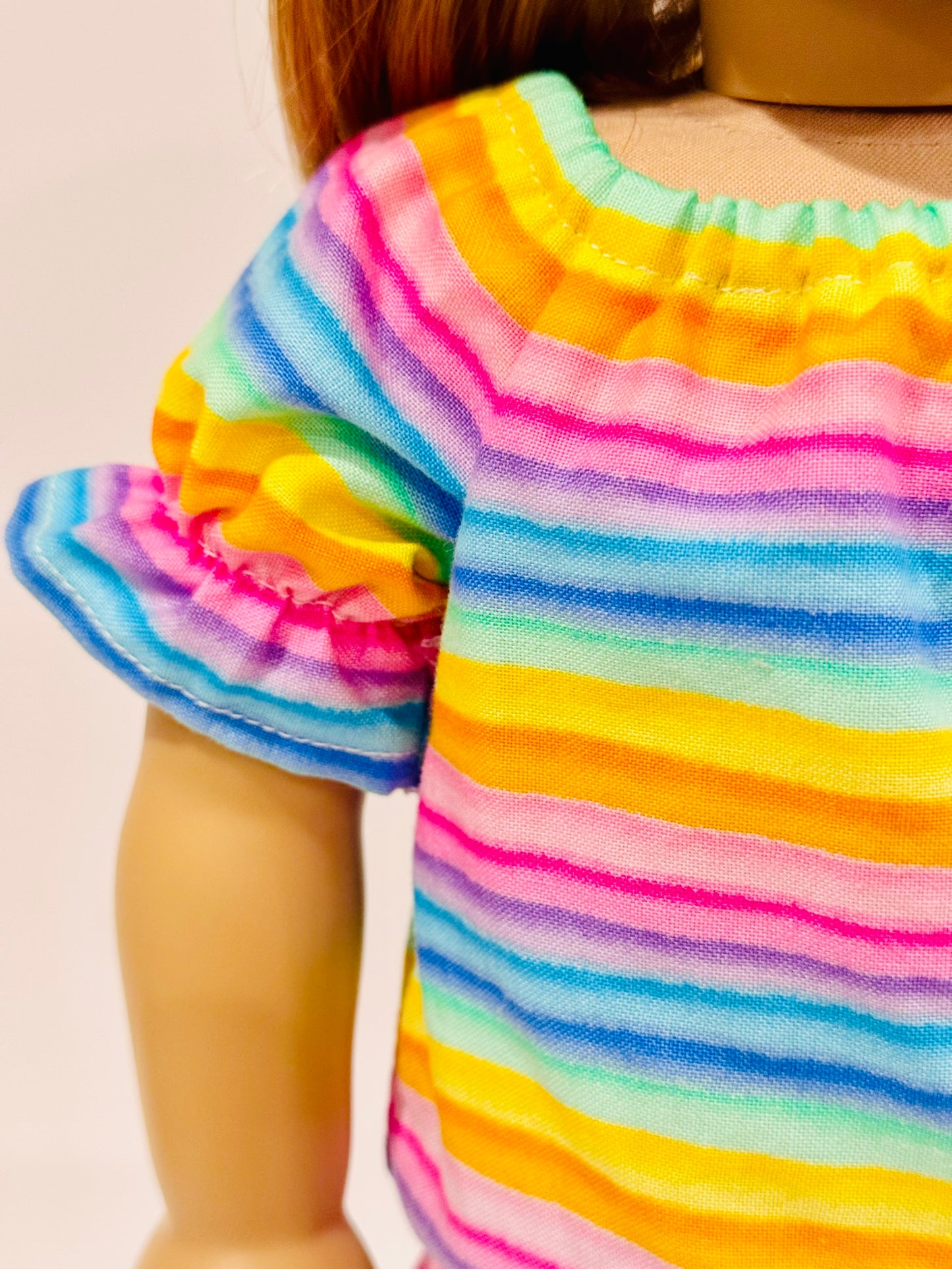 The Europa Top: Rainbow Stripes