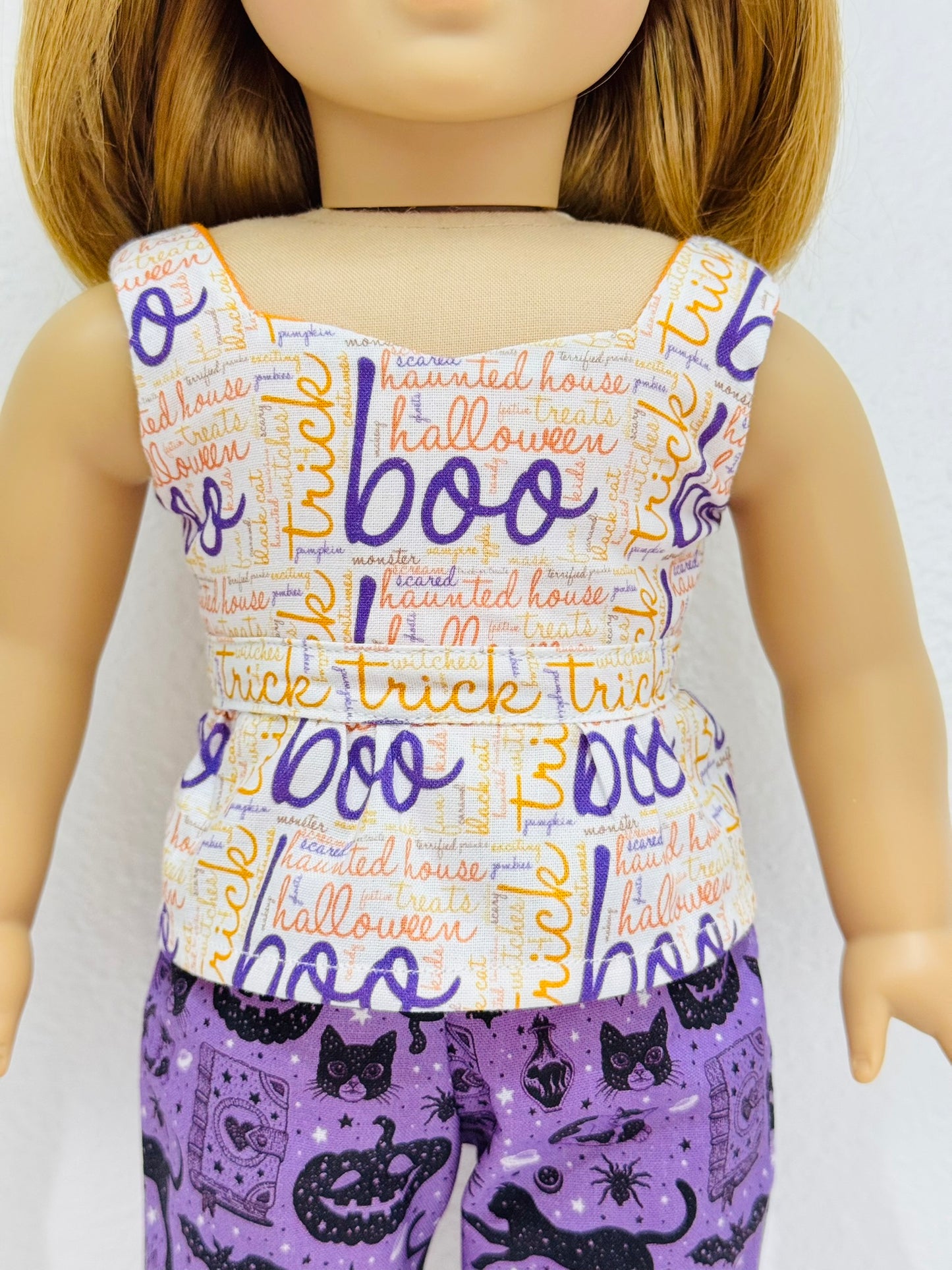 The Peplora Top: Spellbound Script (Halloween Collection)