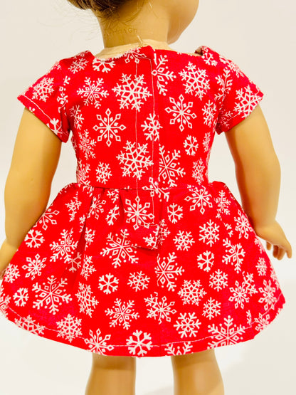The Astraknot Dress - Red Winter | CLEARANCE