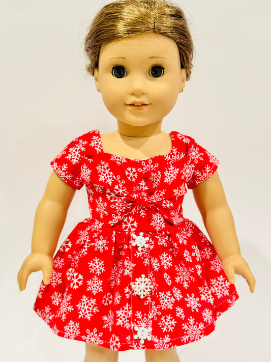 The Astraknot Dress - Red Winter | CLEARANCE
