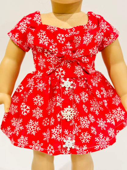 The Astraknot Dress - Red Winter | CLEARANCE