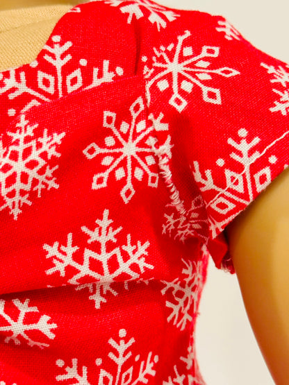 The Astraknot Dress - Red Winter | CLEARANCE