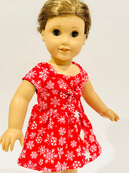 The Astraknot Dress - Red Winter | CLEARANCE