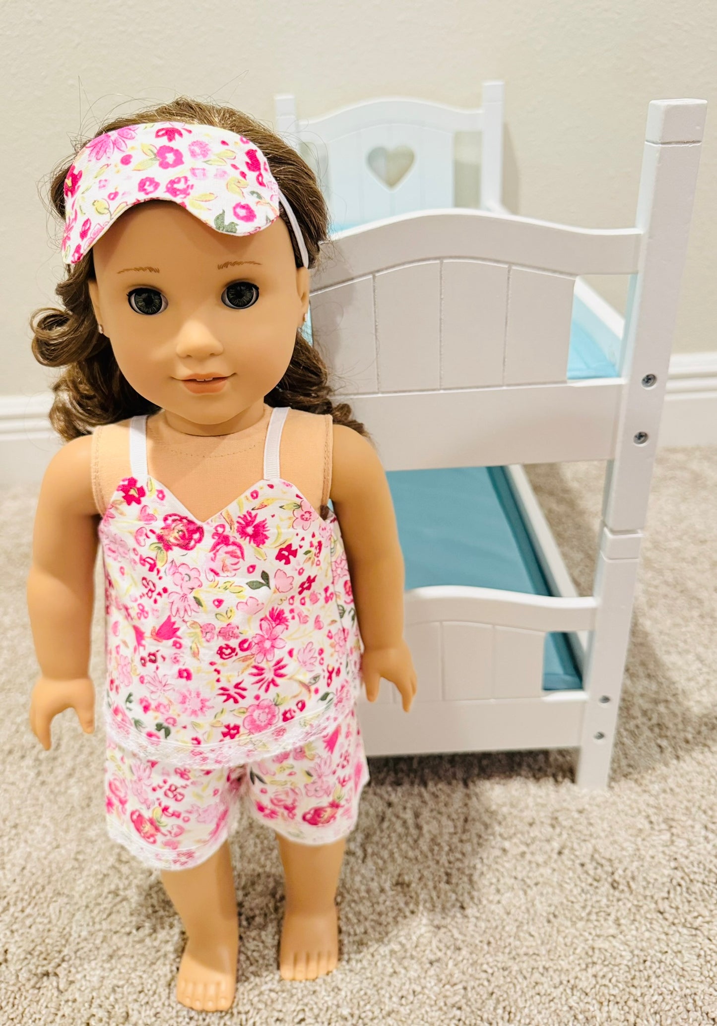 Sleepy Sweetheart Pajamas 3-Piece Set - Floral Fields Series (Made to Order)