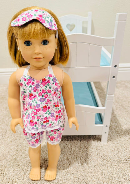 Sleepy Sweetheart Pajamas 3-Piece Set - Floral Fields Series (Made to Order)