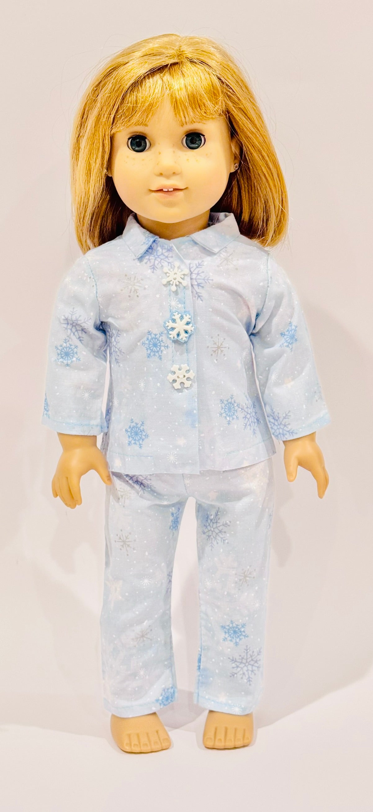 Heartwarming Pajamas - Blue and white snowflake