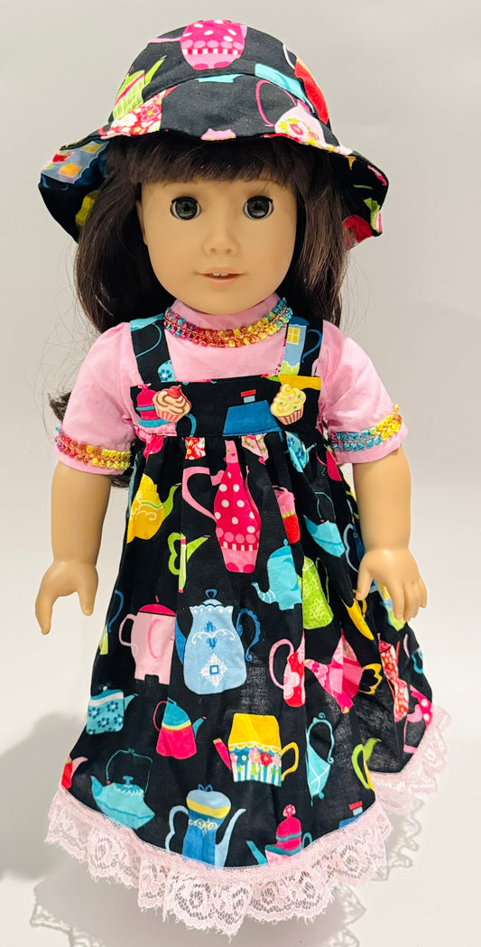 3-piece outfit made by Kathleen Saviak: "tea time"