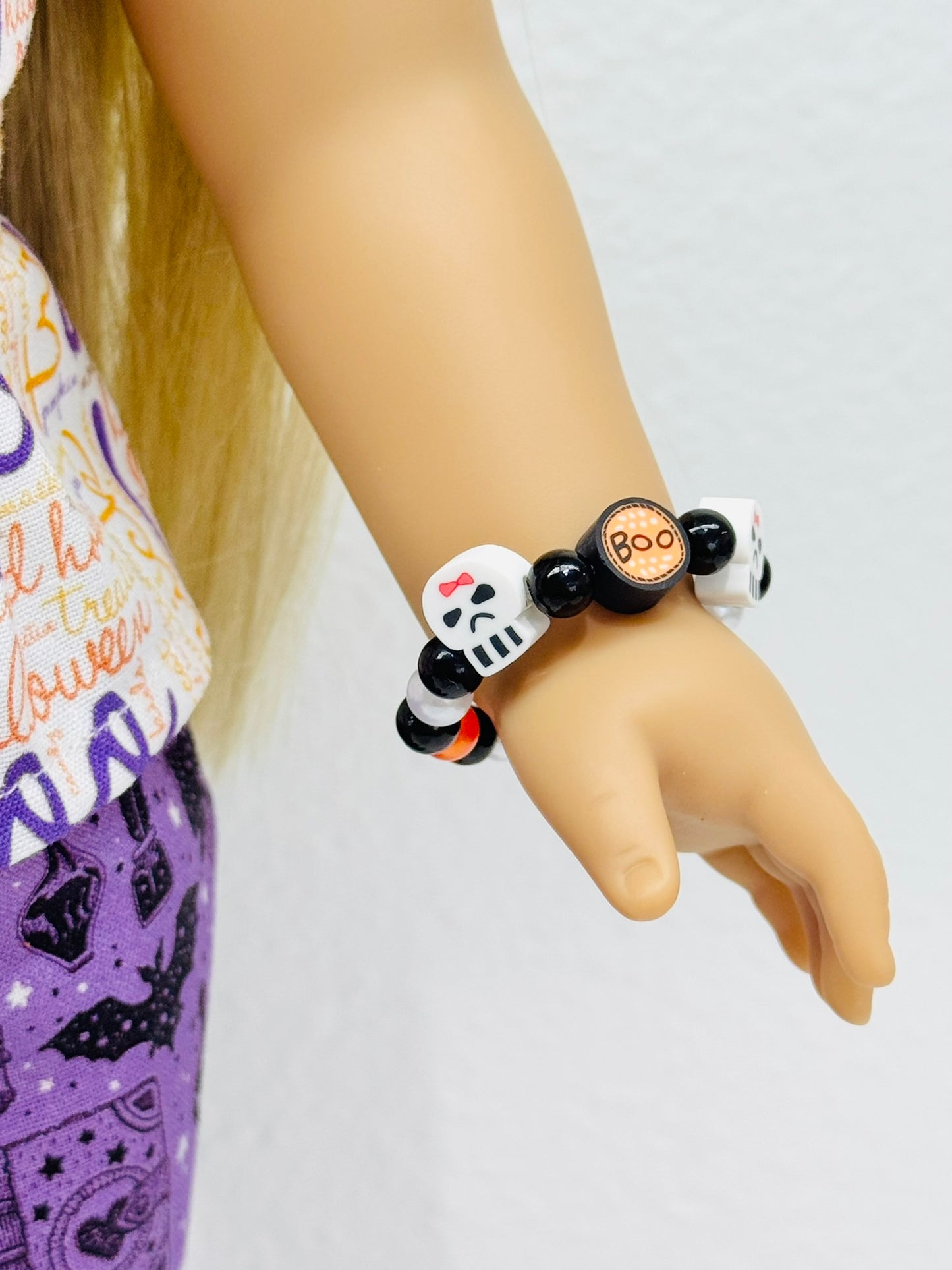 💀 BOO BONES Boo Crew Bracelet 🖤🧡 Halloween '25 Bracelet Series for Dolls