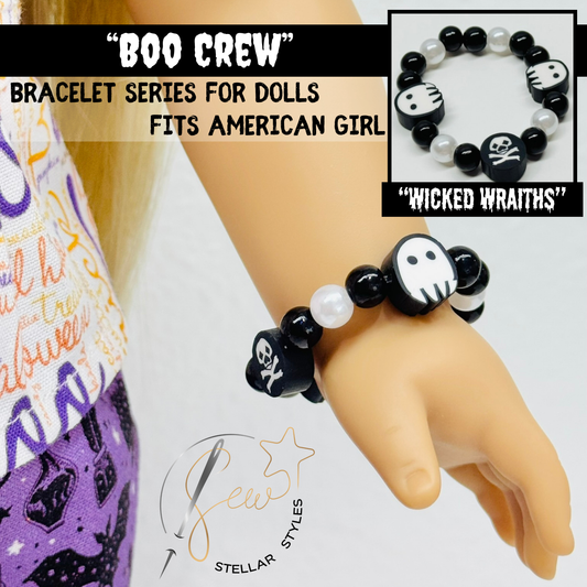 👻 WICKED WRAITHS Boo Crew Bracelet 🖤🧡 Halloween '25 Bracelet Series for Dolls
