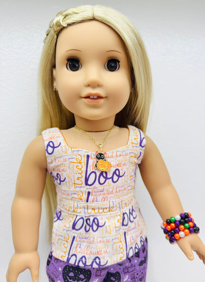 Halloween Stackers - Beaded Bracelets for Dolls