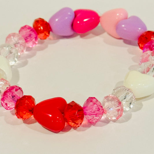 Youth Beaded Bracelet - Valentine's Day Version 2