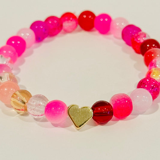 Youth Beaded Bracelet - Valentine's Day Version 4