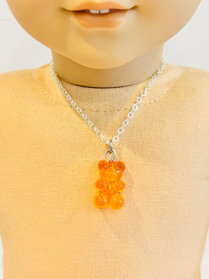 Doll Charm Necklace - Gummy Bear