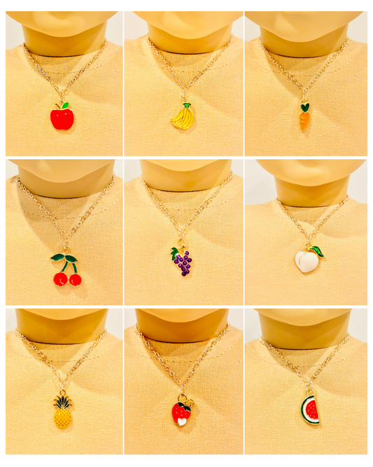 Doll Charm Necklace - Rose Gold Harvest Series