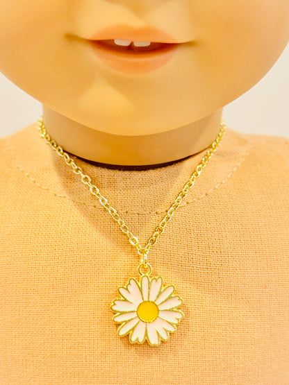 Doll Charm Necklace - Spring Flower