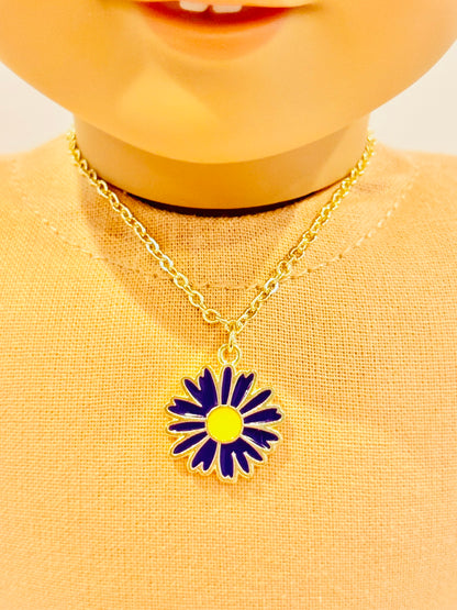Doll Charm Necklace - Spring Flower