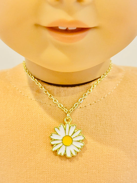 Doll Charm Necklace - Spring Flower