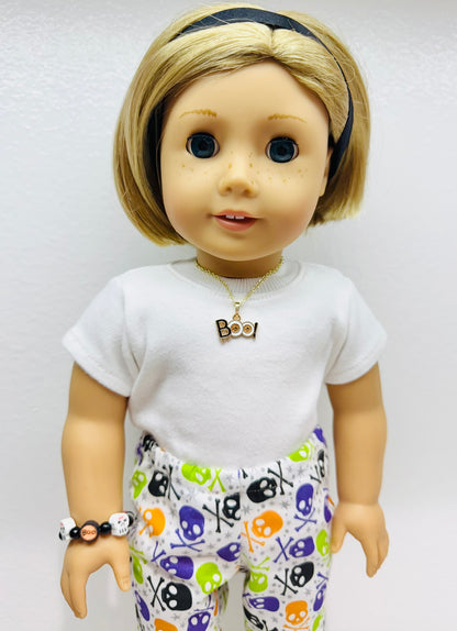 👻 Boo to you! Halloween Necklace for Dolls